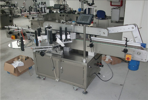 double sides labeling equipment for plastic&glass bottles non-sticker labeller machine
