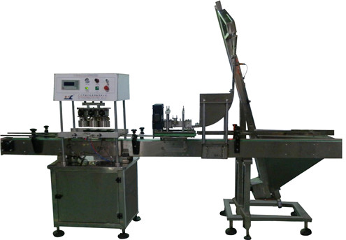 vacuum capping machine automatic for glass jar in food industry linear capper equipment